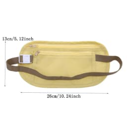 Cloth Travel Pouch Hidden Wallet Passport Money Waist Belt Bag Slim Secret Security Useful Travel Storage Bag