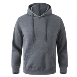 Men's and Women's Warm Sweatshirt Casual Solid Color Streetwear Pullovers Sport Fitness Pocket Hoodies Multi Color