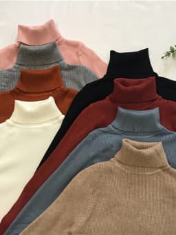 2026 Turtleneck Sweater Womens Autumn Winter Tops Korean Slim Women Pullover Jumper Knitted Sweater Pull Femme Hiver Truien