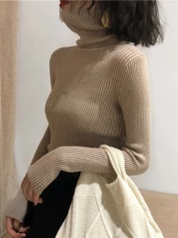 2026 Turtleneck Sweater Womens Autumn Winter Tops Korean Slim Women Pullover Jumper Knitted Sweater Pull Femme Hiver Truien