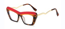 Fashion Brand Designer Colorful Small Frame Reading Glasses Retro Cat Eye Trend Eyeglasses Prescription Women Presbyopic Glasses