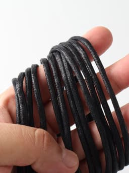HIBERNI Round Cotton Waxed Shoelaces Black Gray Blue 60/70/80/90/100/120/140/160/180cm for Work Boots for Men Laces Accessories