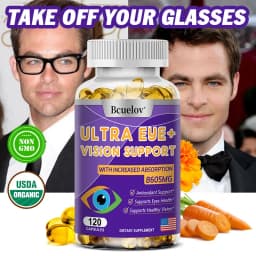 Advanced Eye Vitamin Supplement for Macular Health and Dry Eyes - Supports Eye Strain, Stress, Night Vision