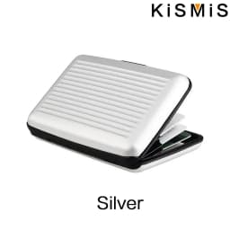 RFID Blocking Aluminum Card Case - Credit Card Protector, Business Card Holder, Metal ID Organizer Wallet, 6 Slots for Women,Men