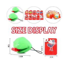 Frog Lizard Mask Wagging Tongue Lick Cards Board Games for Children Family Party Toys Antistress Funny Desktop Puzzle Game Toys