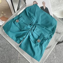 Nude High Waist Peach Butt Sport With Pocket Yoga Shorts Leggings Quick Drying Gym Training Cycling Outdoor sports Shorts