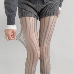 Women Sexy Lace Fishnet Pantyhose Lolita Style Hollow Out Design Red Silk Stockings JK High Waist Striped Tights Christmas Gifts