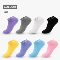 Women Anti-Slip Sock Trampoline Yoga Sock Cotton Breathable Short Socks Elasticity Sport Boy Girl Outside Sport Socks EU33-39