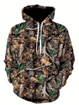 Spring Autumn Leaves Camouflage 3D Hoodies,Man/Women Loose tops Designer Sweatshirt Oversized Harajuku y2k Clothes Pullover