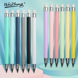 6/12 PCS/Set Infinity Pencils No Sharpening Eternity Pencils No Ink Kawaii Unlimited Pens Art School Office Supplies Stationery