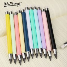 6/12 PCS/Set Infinity Pencils No Sharpening Eternity Pencils No Ink Kawaii Unlimited Pens Art School Office Supplies Stationery