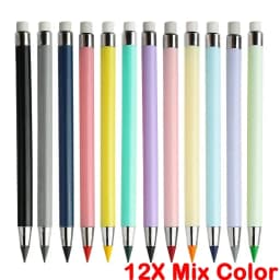 6/12 PCS/Set Infinity Pencils No Sharpening Eternity Pencils No Ink Kawaii Unlimited Pens Art School Office Supplies Stationery