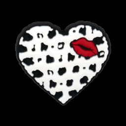 1/23PCS Leopard Print Shoe Charms Cute Heart Cow Lipstick Shoe Accessories for Women Sneaker Clog Buckle Pin Shoe Decorations