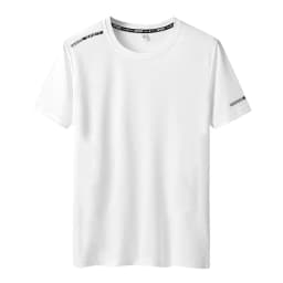 Summer T-shirt Men's 6XL7XL Large Size Ice Silk Short-sleeved Outdoor Leisure Sports Breathable Quick-drying Running Fitness Top