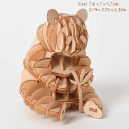 1pc 3D DIY Wooden Puzzle Model Handmade Mechanical Toy Building Game Assemble Ship Model 3D Model Ornament Christmas Gift