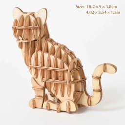 1pc 3D DIY Wooden Puzzle Model Handmade Mechanical Toy Building Game Assemble Ship Model 3D Model Ornament Christmas Gift