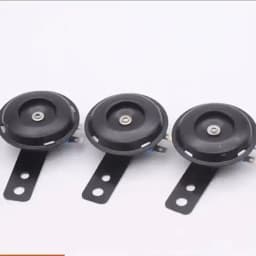 Universal Scooter Horn 6V 12V 24V 36V 48V 60V 72V E-Bikes Motorcycle Electric Horn Kits 110db Waterproof Round Loud Horn Speaker