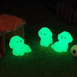 4Pcs/Set Luminescence 3D Cute Puppy Shoe Decoration Diy Shoes Charms Used For Clogs Sandals Perfect For Holiday Xmas Gifts