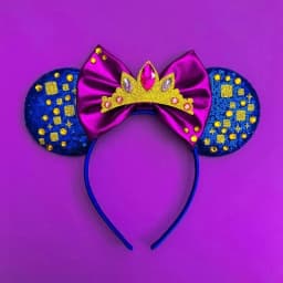 Beauty and Beast Baby Headbands Girls Belle Hair Accessories Enchanted Rose Ear Hairband Kid Crown Bow Headwear Baby Photography