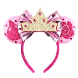 Beauty and Beast Baby Headbands Girls Belle Hair Accessories Enchanted Rose Ear Hairband Kid Crown Bow Headwear Baby Photography