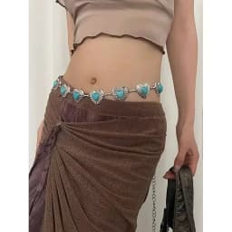 New Butterfly Tassel Waist Chain Y2K Trendy Bohemian Belt Summer Beach Accessories Vintage Flower Bohemian Belt