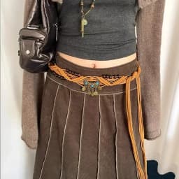 New Butterfly Tassel Waist Chain Y2K Trendy Bohemian Belt Summer Beach Accessories Vintage Flower Bohemian Belt
