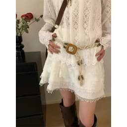 New Butterfly Tassel Waist Chain Y2K Trendy Bohemian Belt Summer Beach Accessories Vintage Flower Bohemian Belt