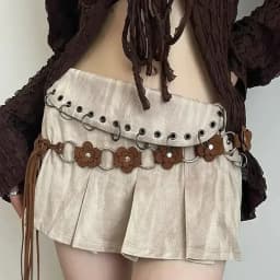New Butterfly Tassel Waist Chain Y2K Trendy Bohemian Belt Summer Beach Accessories Vintage Flower Bohemian Belt