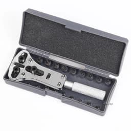Adjustable Watchmaker Repair Tools Screw Back Remover Wrench Watch Back Case Cover Holder Opener Three Jaw Open Cover Tool