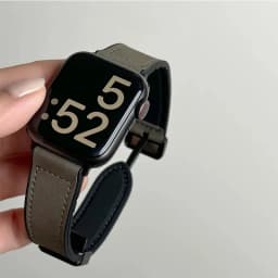 Leather Watch Bands For Apple Watch Band 44mm 40mm 49mm 45mm 41mm 38mm Bracelet IWatch Series 8 3 SE 6 7 Ultra Watch Strap