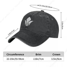 Tekkadan (Iron Blooded Orphans) Cowboy Hat Fashion Beach Sports Cap Hat Beach Military Cap Man Woman Men's