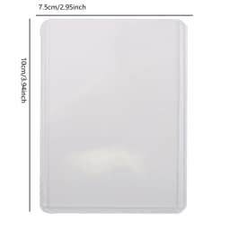 25pcs Hard Plastic Card Sleeves Waterproof Collector Card Holder Protectors Cover PVC Card Bag Multi-function Storage Card Hold