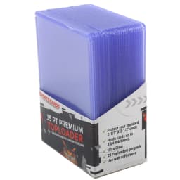 25pcs Hard Plastic Card Sleeves Waterproof Collector Card Holder Protectors Cover PVC Card Bag Multi-function Storage Card Hold