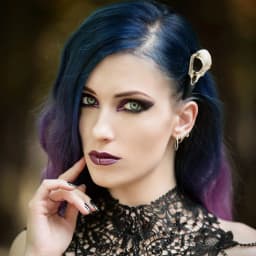 Goth Fashion Simulation Skeleton Crow Head Hairpin for Women Dark Creative Horror Fun Hair Clip Halloween Party Hair Accessories