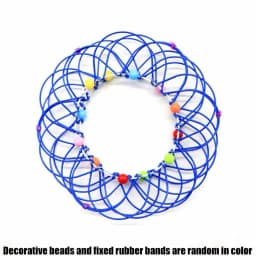 Educational Fidget Toys For Kids And Adults - Mandala Decompression Flower Basket & Steel Ring Sensory Halloween Christmas Gift