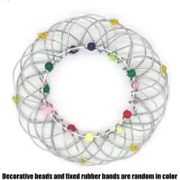 Educational Fidget Toys For Kids And Adults - Mandala Decompression Flower Basket & Steel Ring Sensory Halloween Christmas Gift