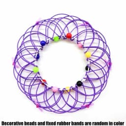 Educational Fidget Toys For Kids And Adults - Mandala Decompression Flower Basket & Steel Ring Sensory Halloween Christmas Gift
