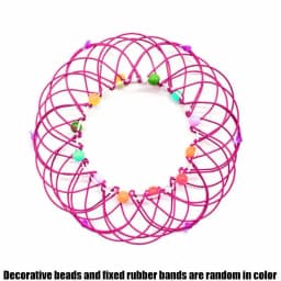 Educational Fidget Toys For Kids And Adults - Mandala Decompression Flower Basket & Steel Ring Sensory Halloween Christmas Gift
