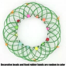 Educational Fidget Toys For Kids And Adults - Mandala Decompression Flower Basket & Steel Ring Sensory Halloween Christmas Gift