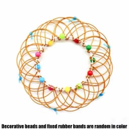 Educational Fidget Toys For Kids And Adults - Mandala Decompression Flower Basket & Steel Ring Sensory Halloween Christmas Gift