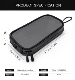 WOSAWE Motorcycle Fuel Tank Magnetic Mobile Phone Bag Waterproof Can connect to mobile phone GPS navigation box Bag