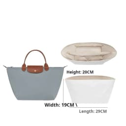 Purse Organizer Insert for Handbags, Felt Bag Organizer for Tote & Purse,  Compatible with longchamp