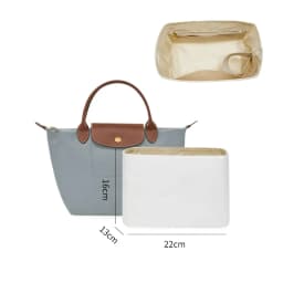 Purse Organizer Insert for Handbags, Felt Bag Organizer for Tote & Purse,  Compatible with longchamp
