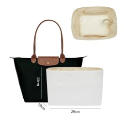Purse Organizer Insert for Handbags, Felt Bag Organizer for Tote & Purse,  Compatible with longchamp