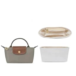 Purse Organizer Insert for Handbags, Felt Bag Organizer for Tote & Purse,  Compatible with longchamp