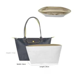 Purse Organizer Insert for Handbags, Felt Bag Organizer for Tote & Purse,  Compatible with longchamp