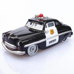 Pixar Racing 3 Lightning McQueen Jackson Storm Saligidor White Police Die-Cast Metal 1:55 Alloy Model Toys Cars Gifts