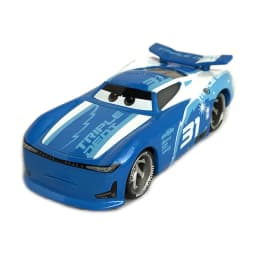 Pixar Racing 3 Lightning McQueen Jackson Storm Saligidor White Police Die-Cast Metal 1:55 Alloy Model Toys Cars Gifts