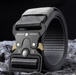 Men's Belt Outdoor Hunting Tactical Multi Function Belt Multi-Function Buckle High Quality Nylon Belt Nylon Male Strap