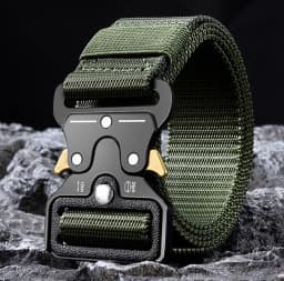 Men's Belt Outdoor Hunting Tactical Multi Function Belt Multi-Function Buckle High Quality Nylon Belt Nylon Male Strap